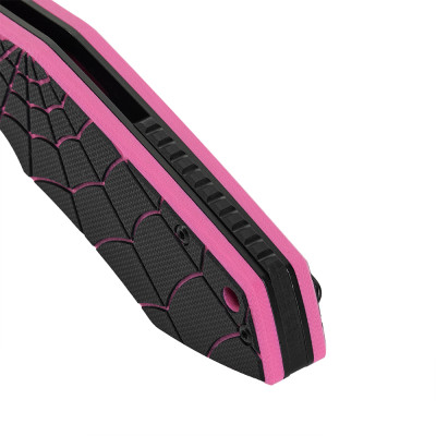 M-Tac Folding Knife Type 12 Spider Web – folding knife, Black/Pink