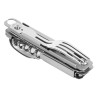 M-Tac Stainless Steel Spork with Carabiner — 3/9
