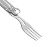 M-Tac Stainless Steel Spork with Carabiner — 8/9