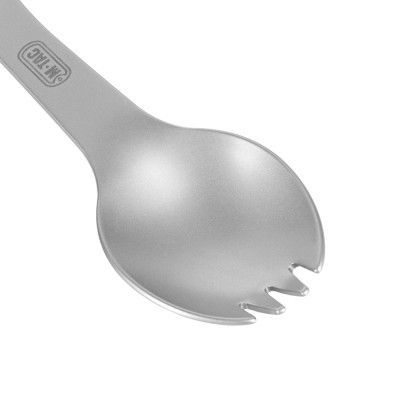 M-Tac Stainless Steel Spork 14.8 cm with Carabiner — 3/10