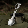 M-Tac Stainless Steel Spork 14.8 cm with Carabiner — 7/10