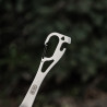 M-Tac Stainless Steel Spork 14.8 cm with Carabiner — 8/10