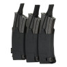 M-Tac Pouch Elastic Triple Magazine Elite Laser Cut – magazine pouch, Black