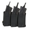 M-Tac Pouch Elastic Triple Magazine Elite Laser Cut – magazine pouch, Black