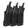 M-Tac Pouch Elastic Triple Magazine Elite Laser Cut – magazine pouch, Black
