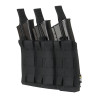 M-Tac Pouch Elastic Triple Magazine Elite Laser Cut – magazine pouch, Black