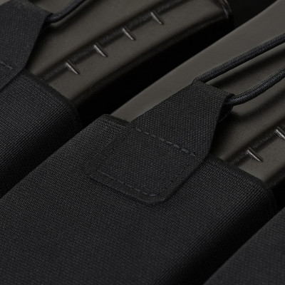 M-Tac Pouch Elastic Triple Magazine Elite Laser Cut – magazine pouch, Black