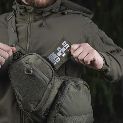 M-Tac City Med Pouch Compact First-Aid Organiser, Ranger Green