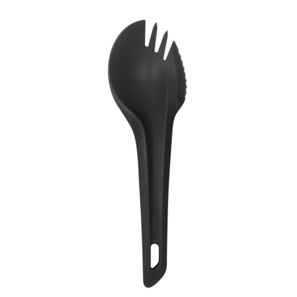 Wildo 3-in-1 Spoon-Fork-Knife, Olive Green, Black