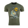 M-Tac T-Shirt Surf Club 93% Cotton, Light Olive