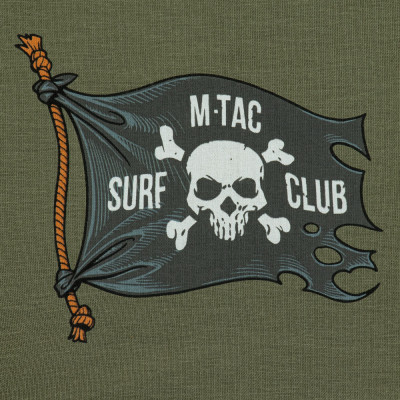 M-Tac T-Shirt Surf Club 93% Cotton, Light Olive