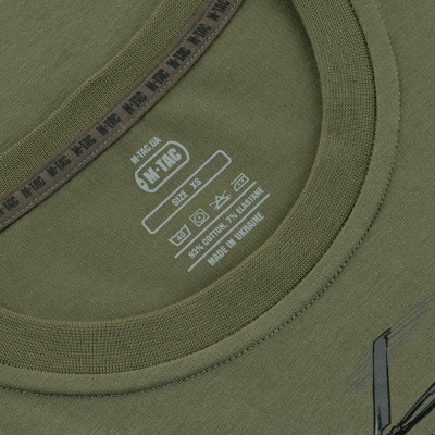 M-Tac T-Shirt Surf Club 93% Cotton, Light Olive