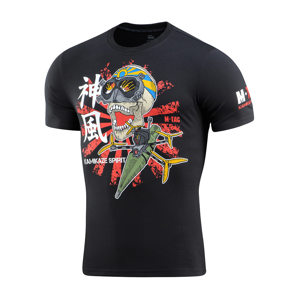 M-Tac T-Shirt Kamikaze Spirit FPV Motif, Black