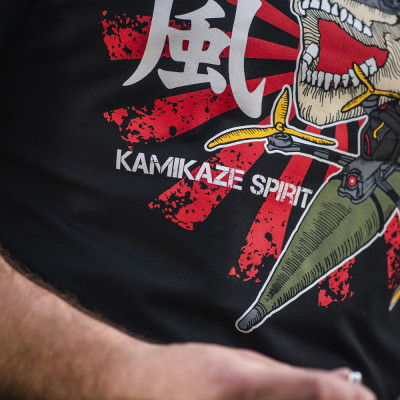 M-Tac T-Shirt Kamikaze Spirit FPV Motif, Black