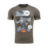 M-Tac "FPV Drone" T-Shirt 93% Cotton, 7% Elastane, Dark Olive