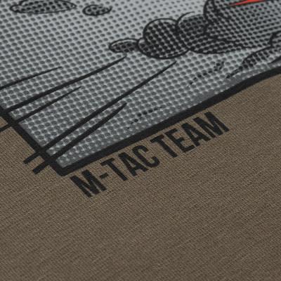 M-Tac "FPV Drone" T-Shirt 93% Cotton, 7% Elastane, Dark Olive
