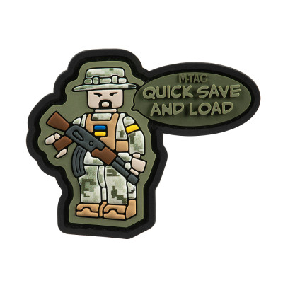M-Tac PVC Patch "Quick Save" – 4.7 × 6 cm, Velcro