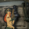 M-Tac PVC Patch "Tactical Girl" Pin-Up – 4.5 × 8.5 cm