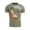 M-Tac "Delivery Service" Pin-Up T-Shirt 93% Cotton, Light Olive