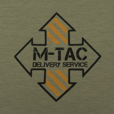 M-Tac "Delivery Service" Pin-Up T-Shirt 93% Cotton, Light Olive