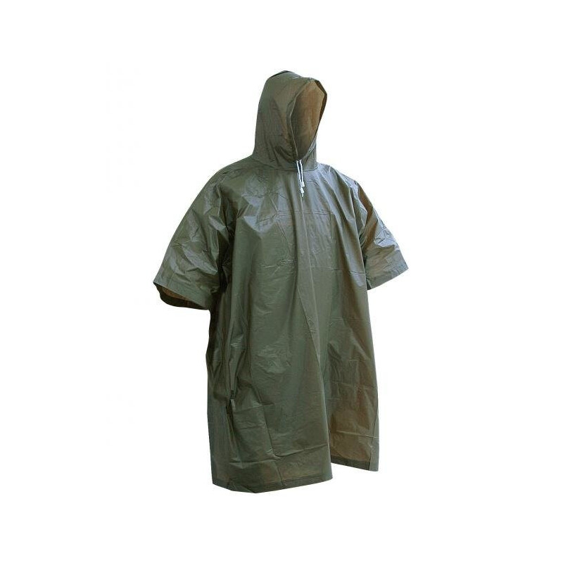 Mil-Tec Od Wet Weather Poncho Vinyl - Apsiaustas/palapinsiaustė vinilo. Vienkartinio naudojimo