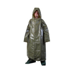 Mil-Tec Od Wet Weather Poncho Vinyl - Apsiaustas/palapinsiaustė vinilo. Vienkartinio naudojimo