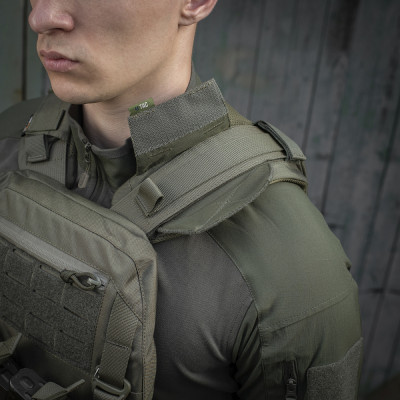 M-Tac Cuirass QRS Shoulder Pads Cordura, Ranger Green