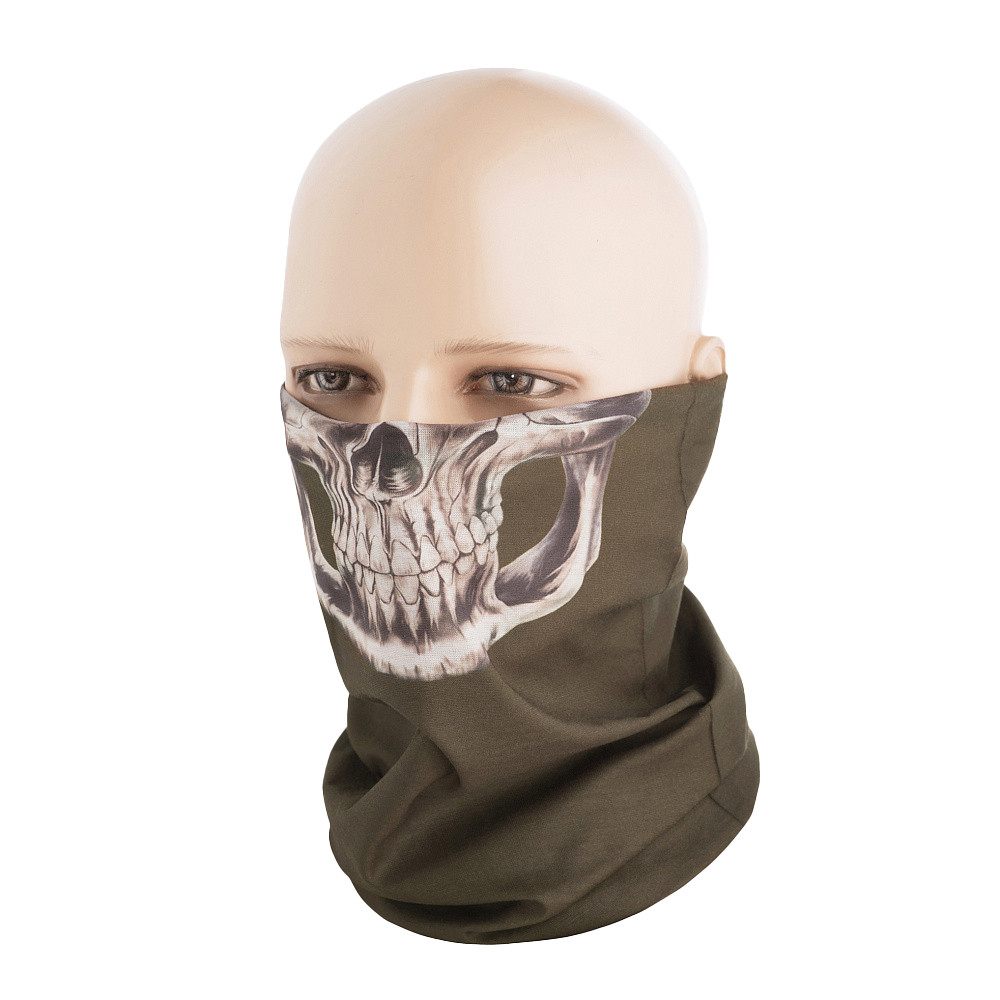 M-Tac Reaper Skull Multi-Wrap Neck Gaiter 100% Polyester, Olive