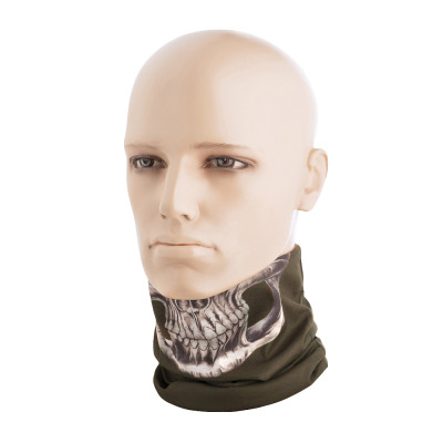 M-Tac Reaper Skull Multi-Wrap Neck Gaiter 100% Polyester, Olive