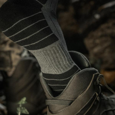 M-Tac Tactical Socks, Cotton/Polyamide/Elastane — 17/20