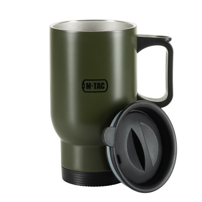 M-Tac Thermal Travel Mug 450 ml Stainless Steel — 3/6