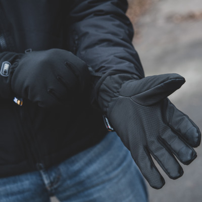 M-Tac Soft Shell Thinsulate Gloves 3M Insulation, Black