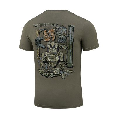 M-Tac MY EDC T-Shirt 97% Cotton with Elastane, Ranger Green