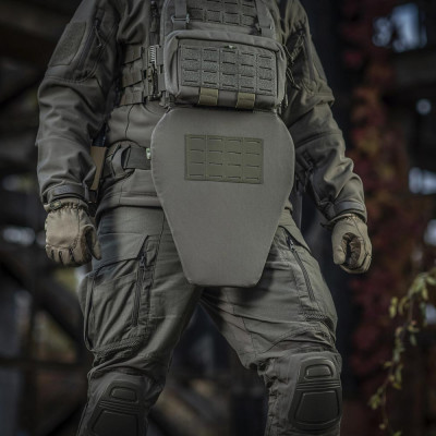 M-Tac Anti-Fragmentation Groin Apron Cordura 500D MOLLE, Ranger Green