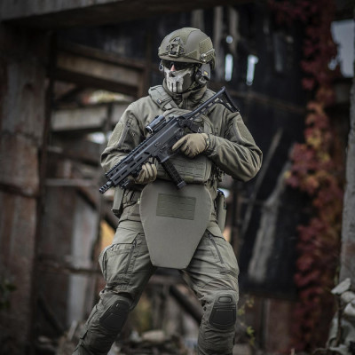 M-Tac Anti-Fragmentation Groin Apron Cordura 500D MOLLE, Ranger Green