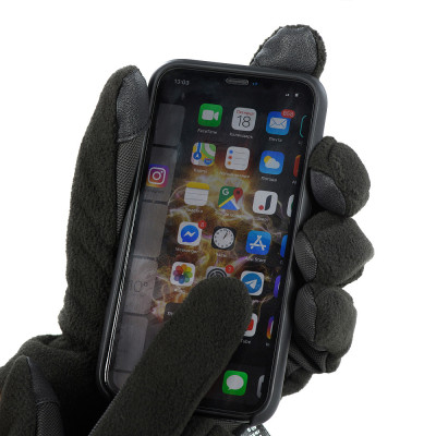 M-Tac Fleece Gloves with 3M Thinsulate Insulation, Black