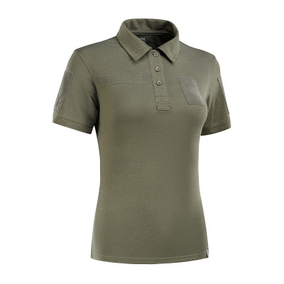 M-Tac Polo 65/35 Lady Service Polo Shirt for Women, Army Olive