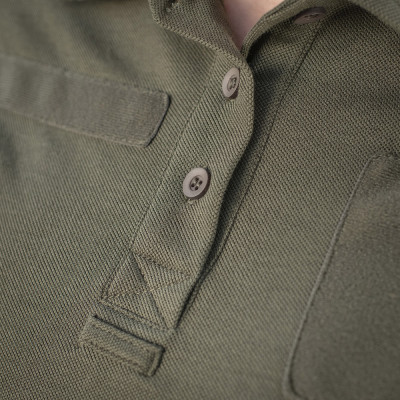 M-Tac Polo 65/35 Lady Service Polo Shirt for Women, Army Olive