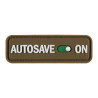 M-Tac Autosave PVC Morale Patch 8 × 2.5 cm Velcro, Coyote