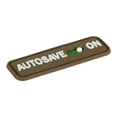 M-Tac Autosave PVC Morale Patch 8 × 2.5 cm Velcro, Coyote