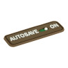 M-Tac Autosave PVC Morale Patch 8 × 2.5 cm Velcro, Coyote