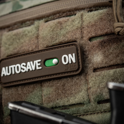M-Tac Autosave PVC Morale Patch 8 × 2.5 cm Velcro, Coyote