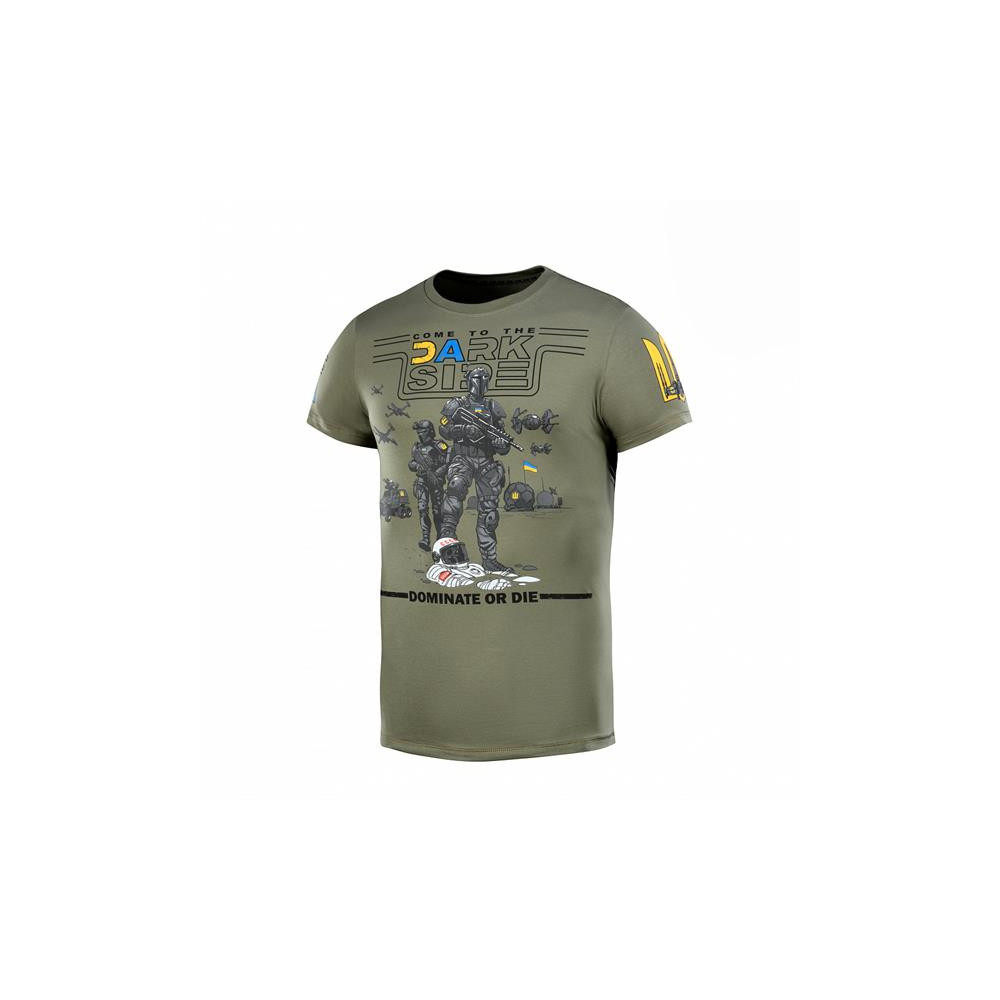 M-Tac UA Side Light Olive Printed T-Shirt