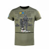 M-Tac UA Side Light Olive Printed T-Shirt