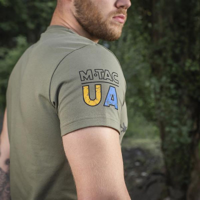 M-Tac UA Side Light Olive Printed T-Shirt