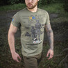 M-Tac UA Side Light Olive Printed T-Shirt