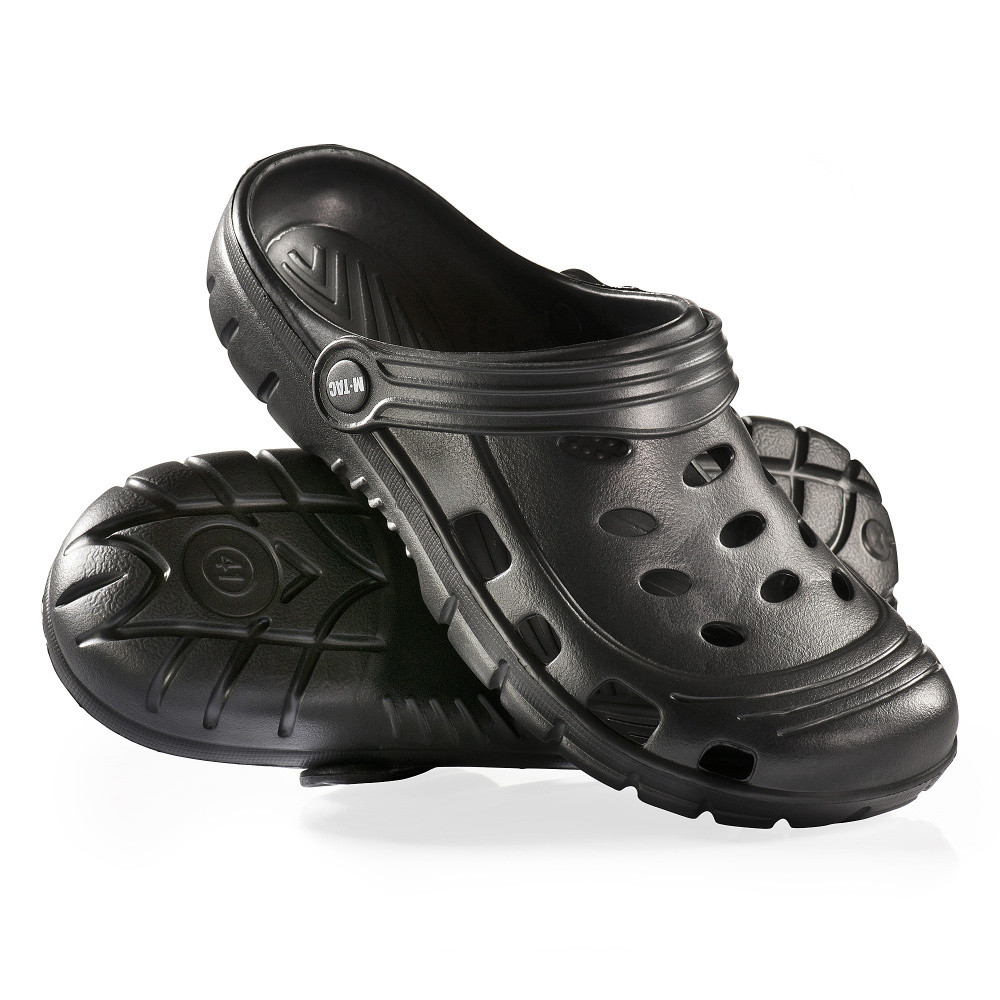 M-Tac Rubber Clogs with Adjustable Heel Strap, Black
