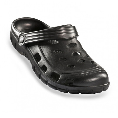 M-Tac Rubber Clogs with Adjustable Heel Strap, Black