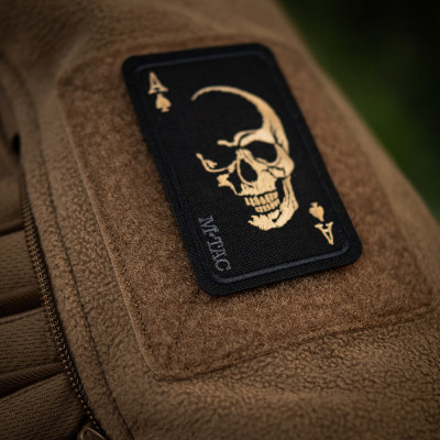 M-Tac Face of War Patch Cordura 500D, 8.5×5.2 cm, Orange
