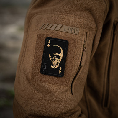 M-Tac Face of War Patch Cordura 500D, 8.5×5.2 cm, Orange
